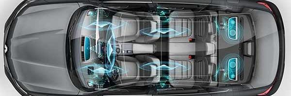 audio system of the car