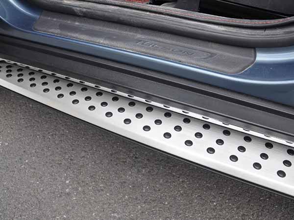 Side steps of the car