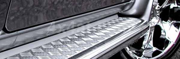 Side steps of the car