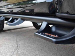 Side steps or rocker rods