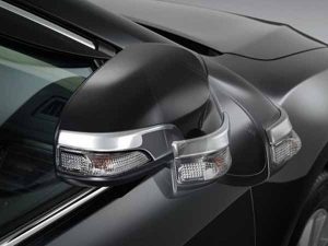 Folding electric mirror