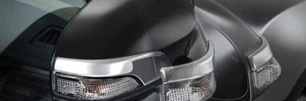 Folding electric mirror