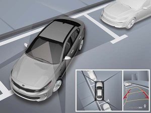 How to work the camera around the car