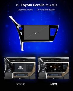 مانیتور اندروید کرولا C300