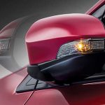 Reduce damage with folding car mirror