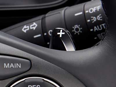 using shifters pedal for more safety