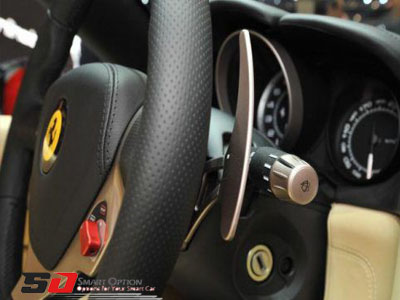 Drive behind the steering wheel