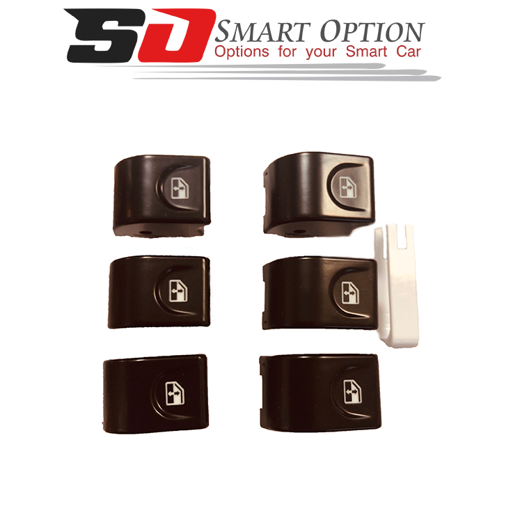 کلید شیشه بالابر بک لایت دار